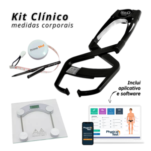 Kit Avaliação Física Neo Clínico com balança