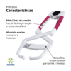 Plicômetro Prime Med Clean - Antibacterial Rosa
